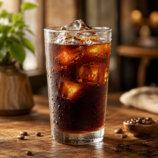 夏のアイスコーヒーを特集しました。ブレンドを二種類ご用意しました